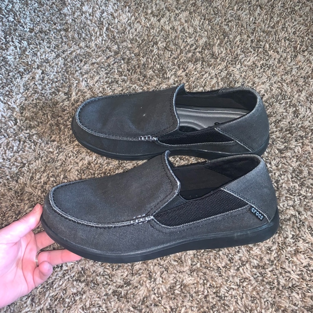 Crocs Canvas Slip On Shoes Size 8